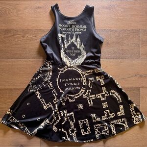 Harry Potter Marauder’s Map Dress Medium